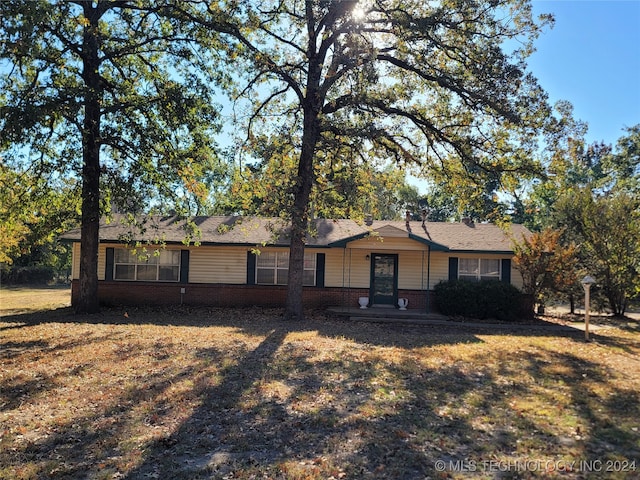 view of ranch-style house