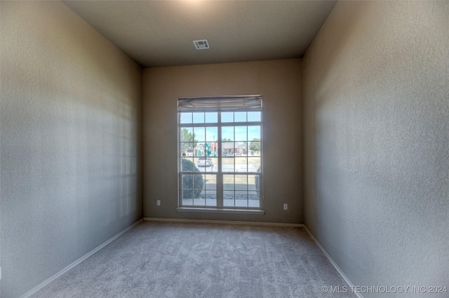 spare room featuring carpet floors