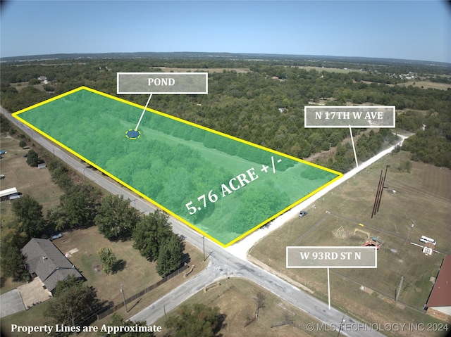 W 93rd St N, Sperry OK, 74073 land for sale