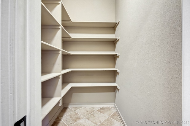 view of pantry