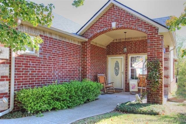 view of entrance to property