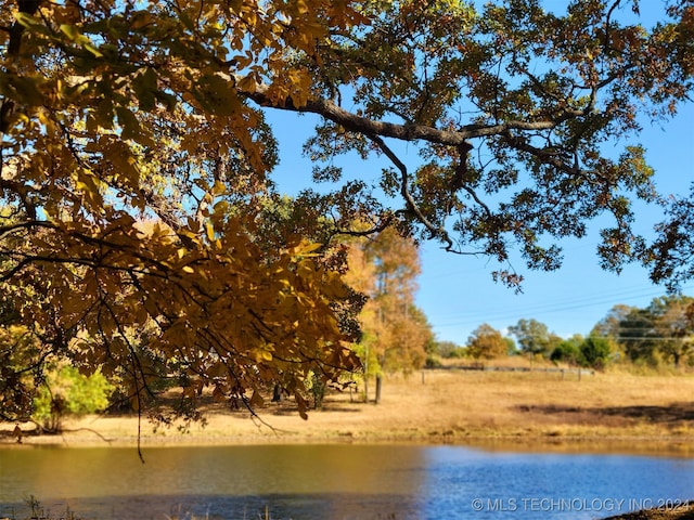 view of water feature