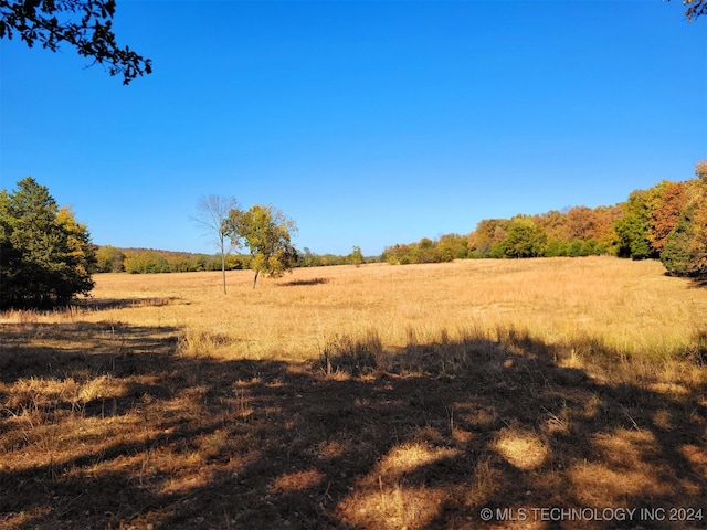 view of nature featuring a rural view