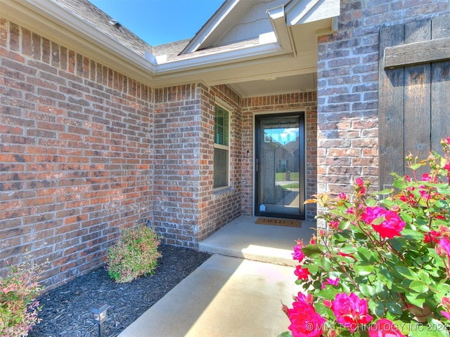 view of property entrance