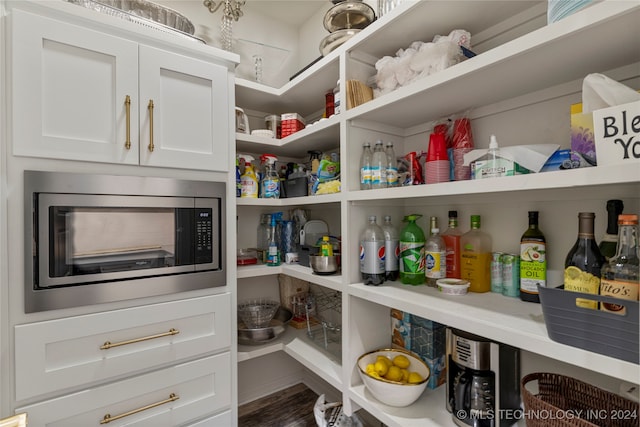 view of pantry