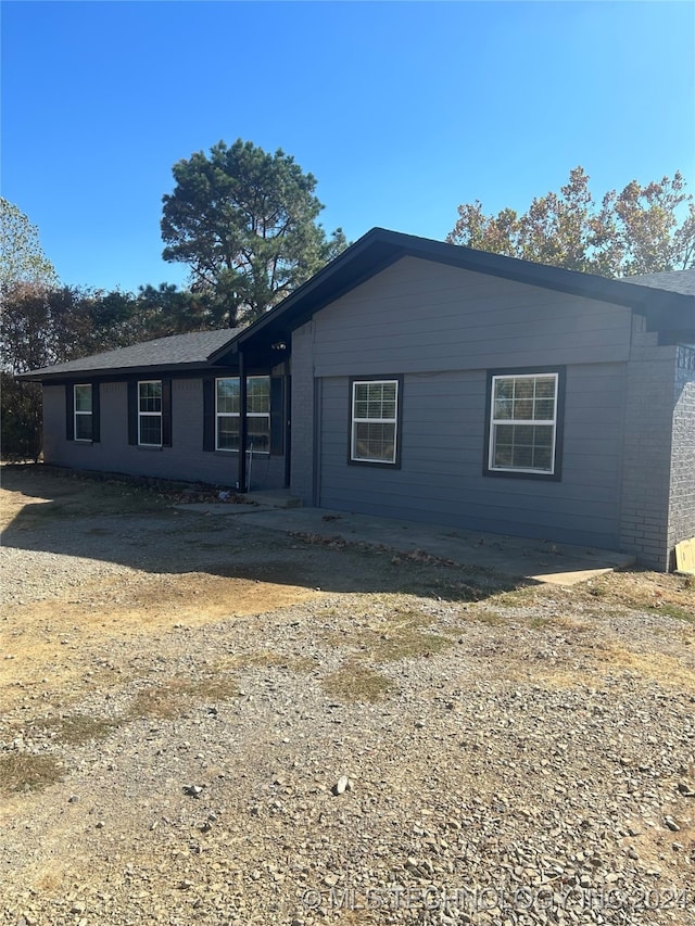 view of front of home