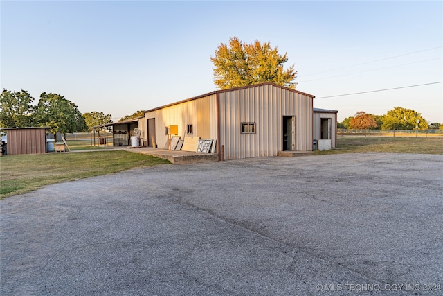 view of outbuilding