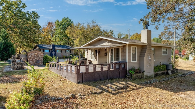 view of rear view of house