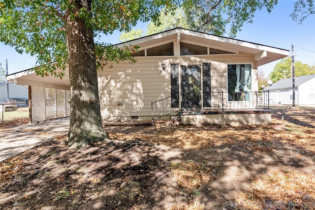 view of back of house