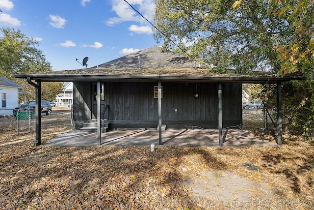 view of rear view of house