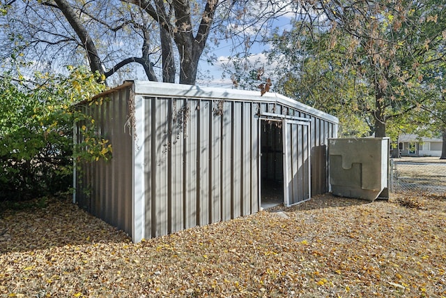 view of outbuilding