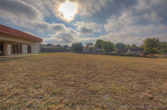 view of yard