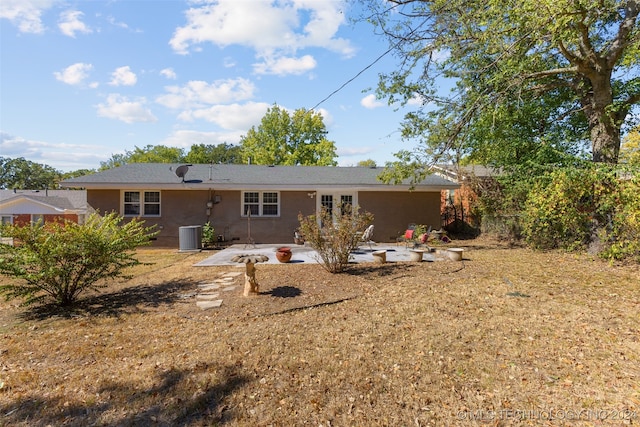 back of property featuring a patio area