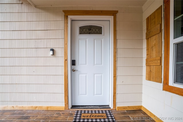 view of entrance to property