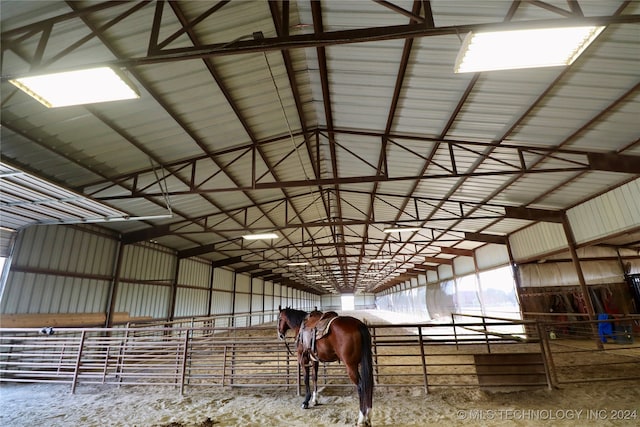 view of stable