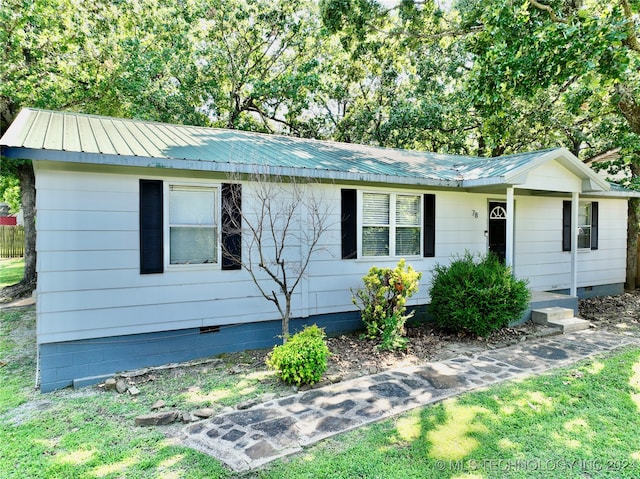 view of ranch-style house