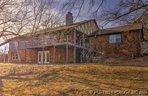 view of rear view of house