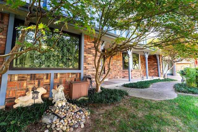 view of home's exterior featuring a garage