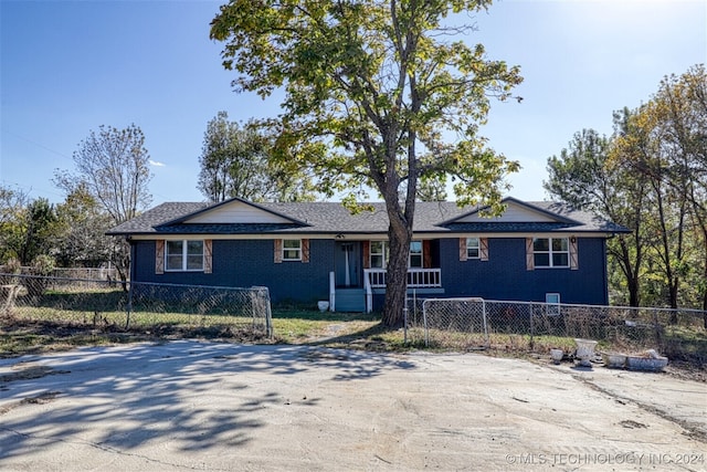 view of ranch-style house