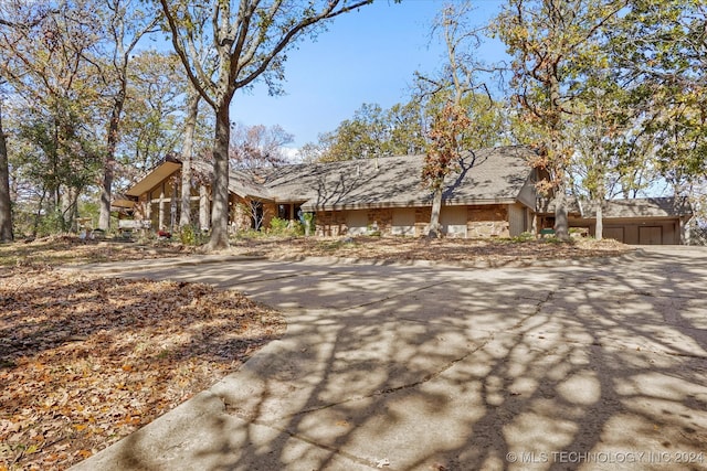 view of ranch-style home