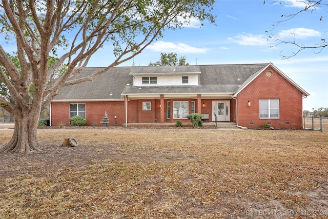 view of front of property