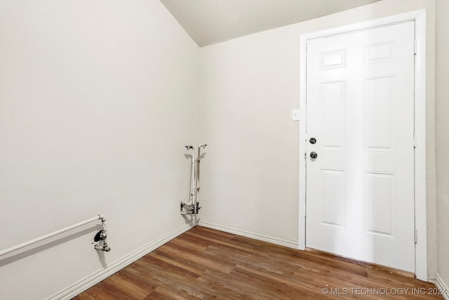 washroom featuring hardwood / wood-style flooring