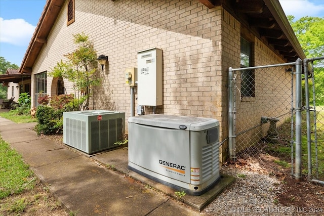 view of home's exterior with central air condition unit