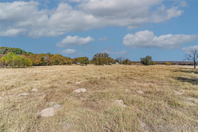 view of landscape with a rural view