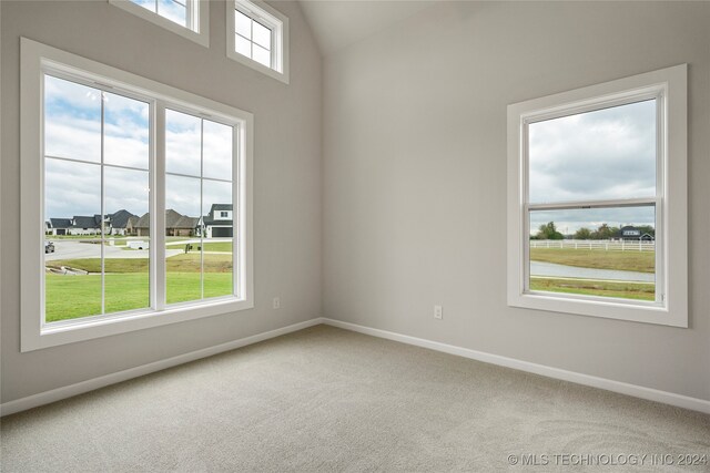 empty room with carpet floors