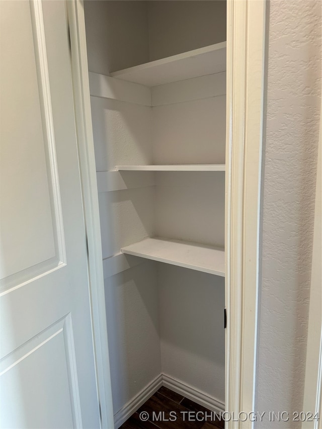 view of closet