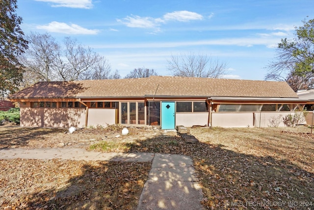 view of ranch-style home