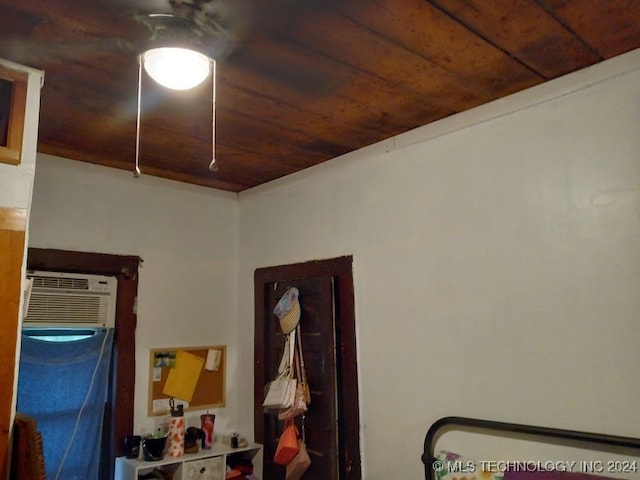 room details featuring wooden ceiling