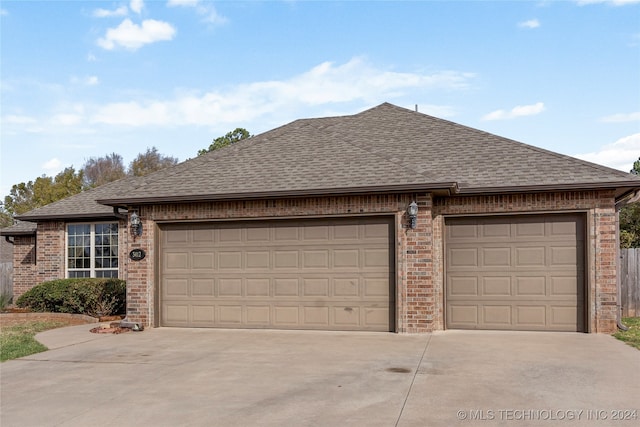 ranch-style house with a garage