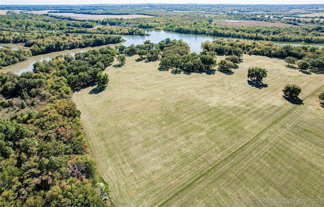 2009 W 100th St N, Wagoner, OK 74467 - aerial view of a large body of water