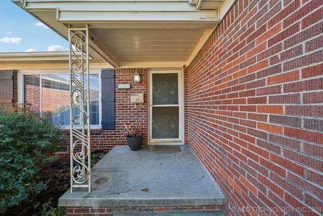 view of entrance to property