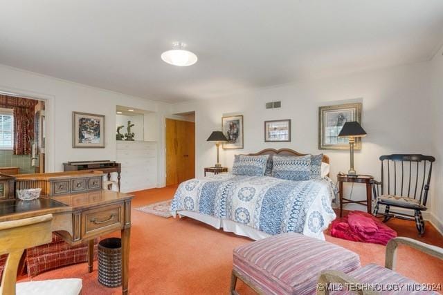 2840 S Victor Ave, Tulsa, OK 74114 - view of carpeted bedroom