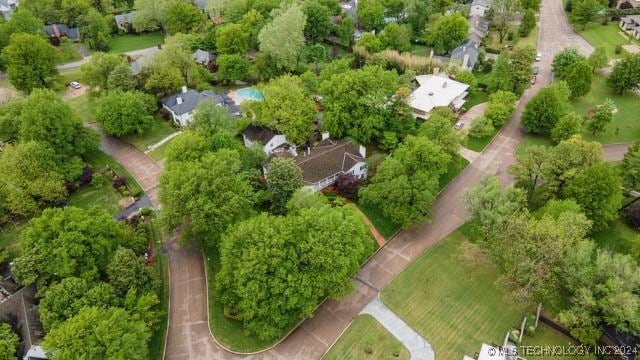 2840 S Victor Ave, Tulsa, OK 74114 - aerial overview of property's location featuring nearby suburban area