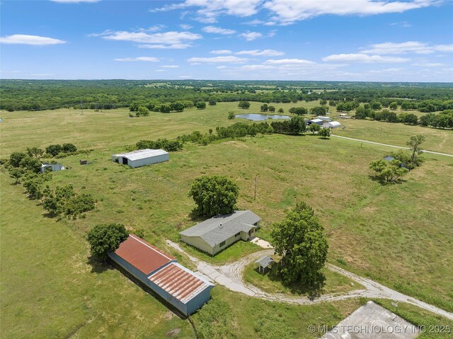 7740 Swayback, Sulphur, OK 73086 - overview of rural landscape featuring a large body of water