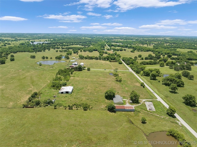 7740 Swayback, Sulphur, OK 73086 - aerial view of sparsely populated area featuring a nearby body of water