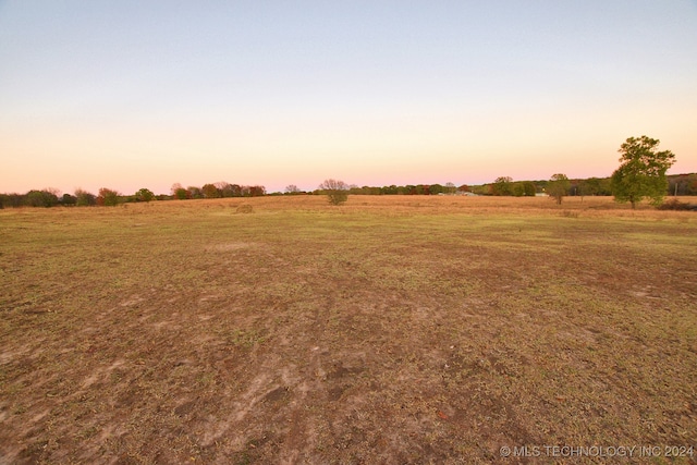 nature at dusk with a rural view