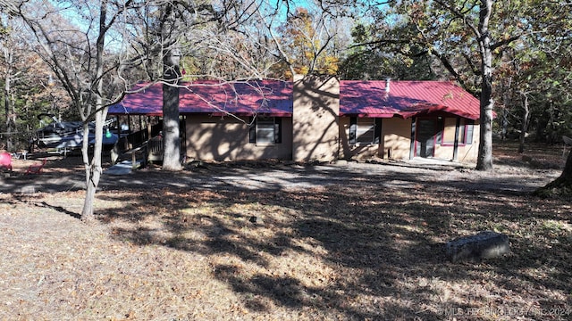 view of front of home