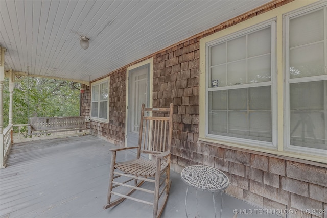 view of patio / terrace featuring a porch