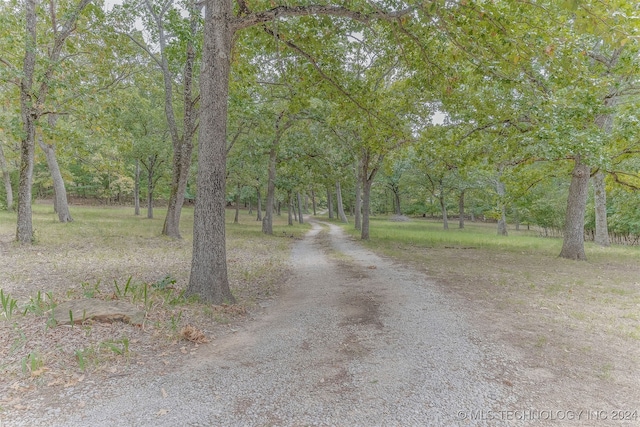 view of road