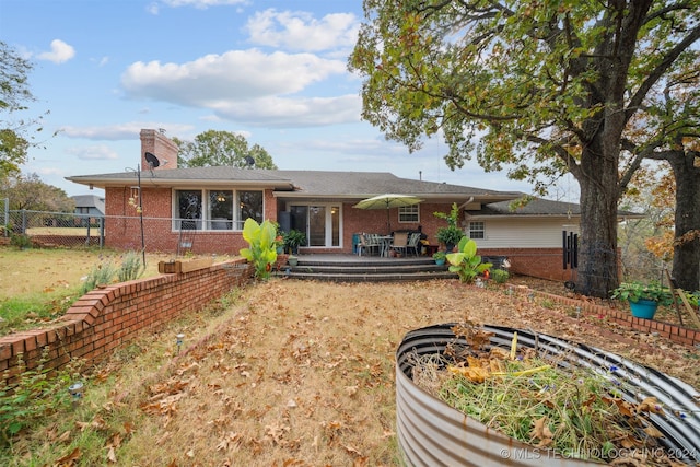 view of front of home