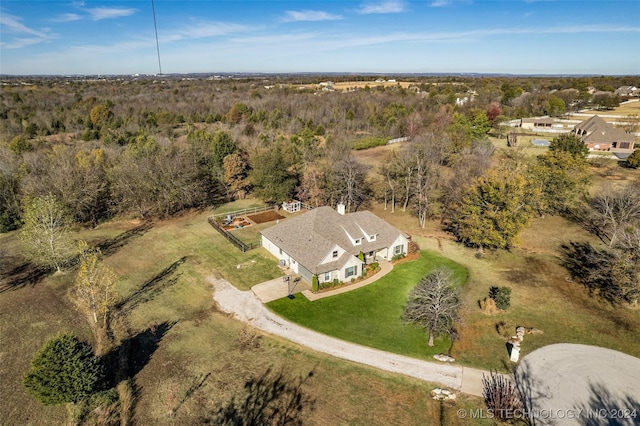 aerial overview of property's location