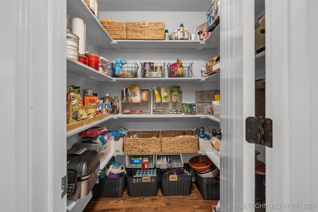 view of pantry