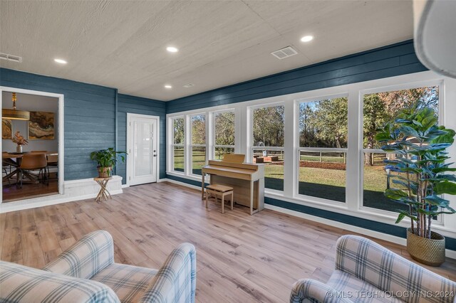 sunroom with healthy amount of natural light