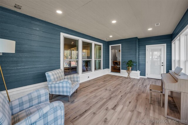 interior space with plenty of natural light