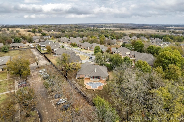 drone / aerial view featuring a residential view