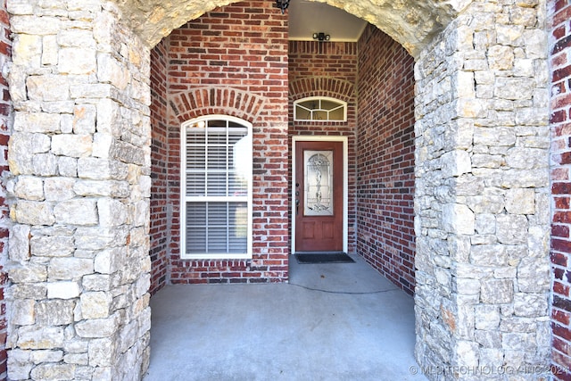 view of entrance to property